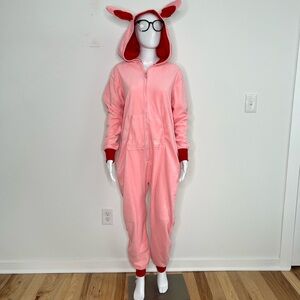 WOMEN'S CHRISTMAS STORY BUNNY JUMPSUIT Multiple Sizes